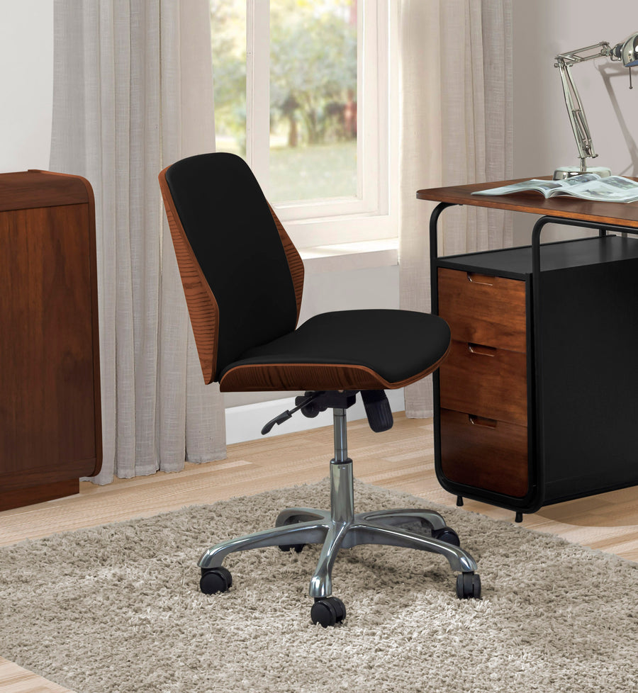 PC211 Universal Office Chair Walnut/Black - LAST CHANCE TO BUY!!