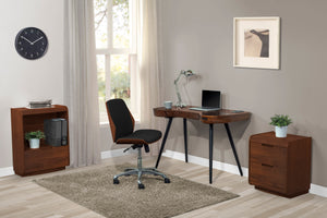 PC211 Universal Office Chair Walnut/Black - PRE ORDER FOR DELIVERY IN SEPTEMBER
