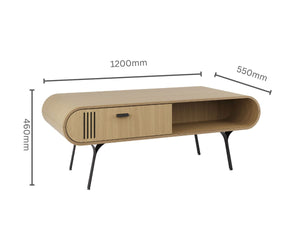 Milano Oak Coffee Table