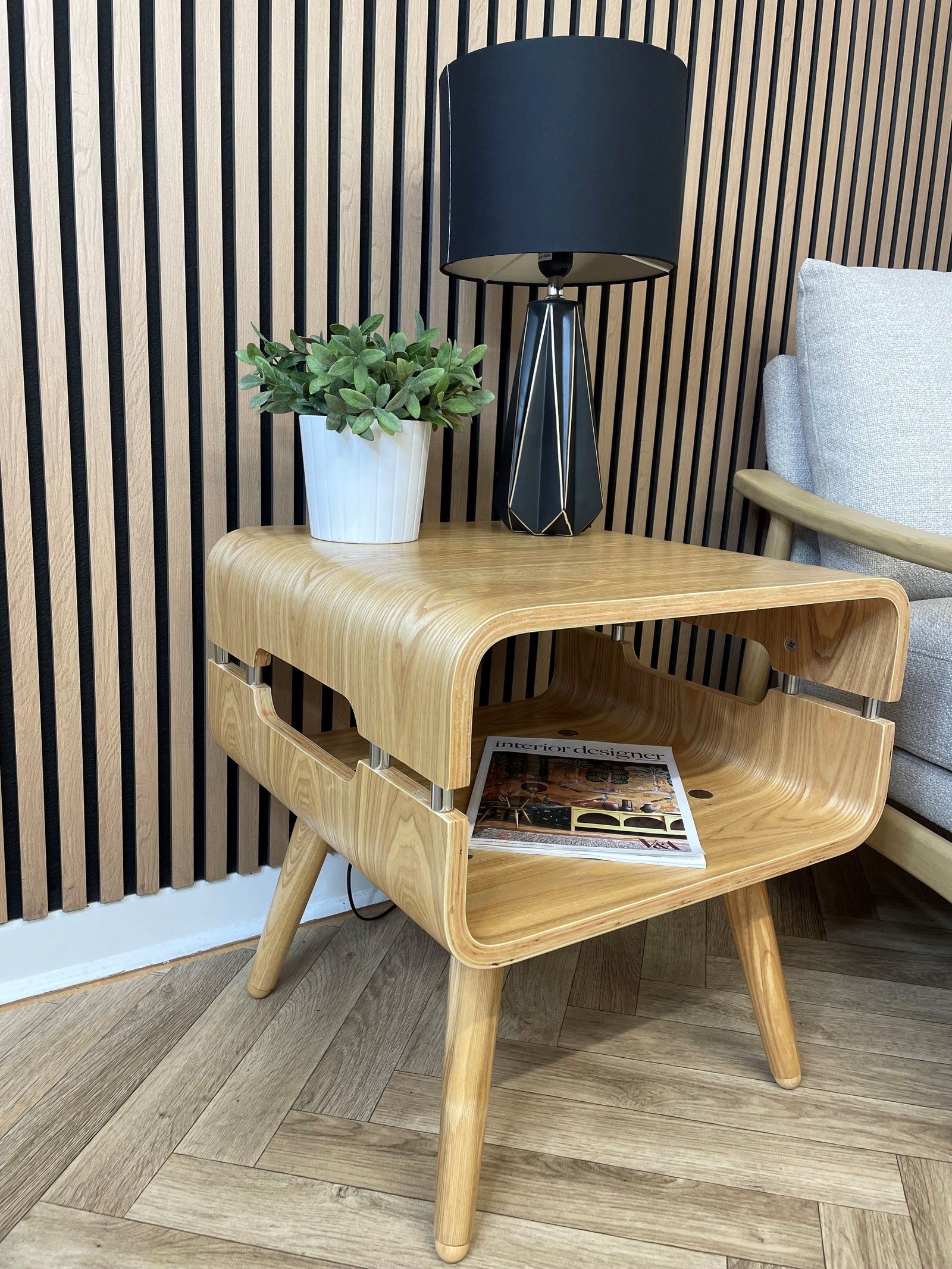 Havana Oak Side Table - Jual Furnishings
