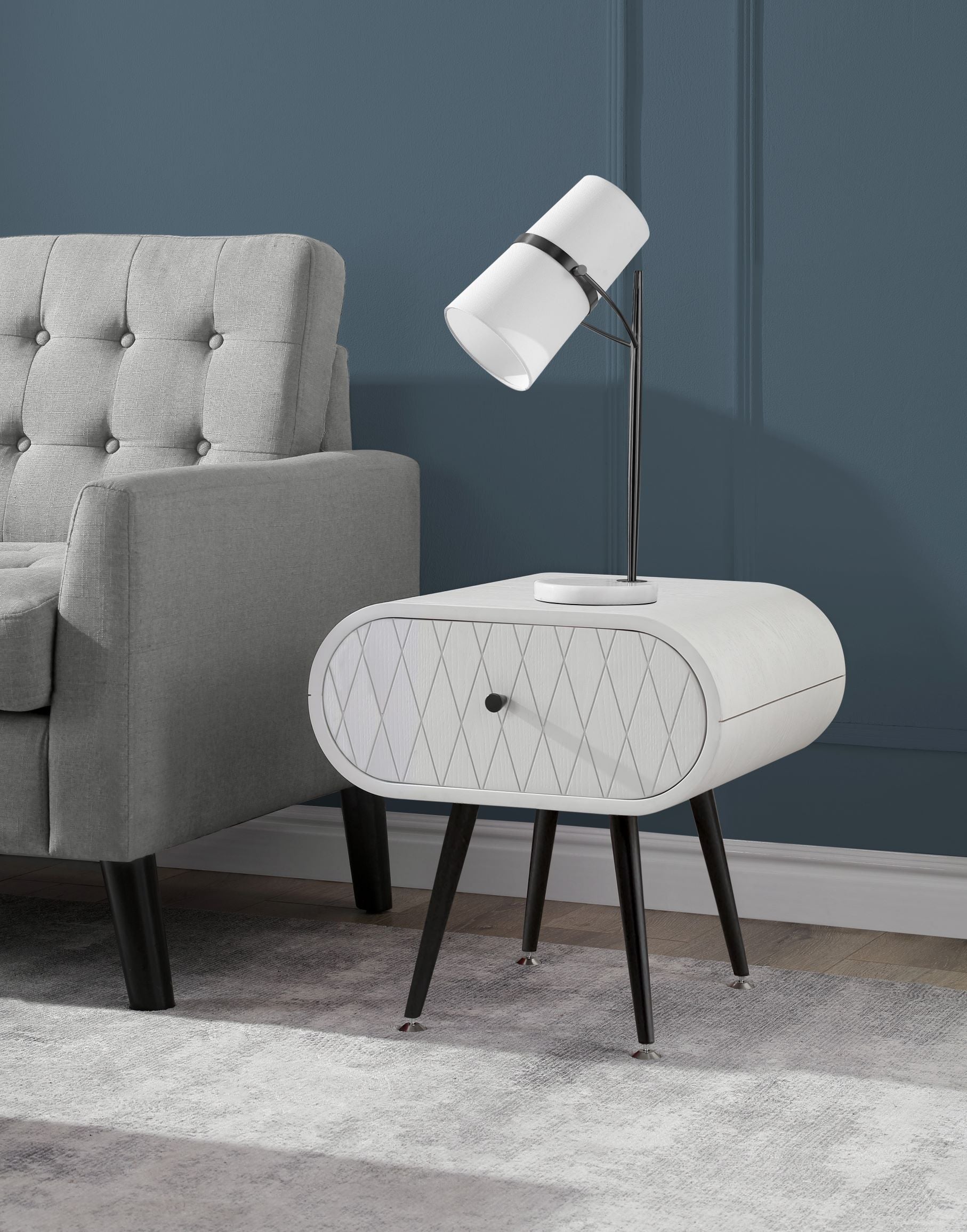 Astana Grey TV Stand, Coffee Table and Side Table  - Furniture Set