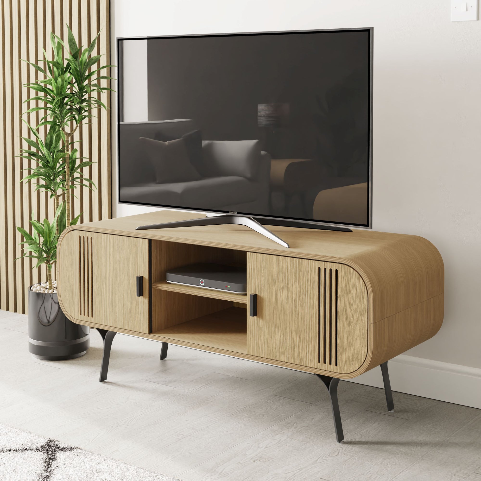 Milano Oak TV Stand