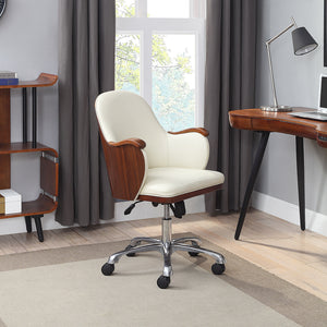 San Francisco Walnut Smart Charging/Bluetooth Desk + Chair