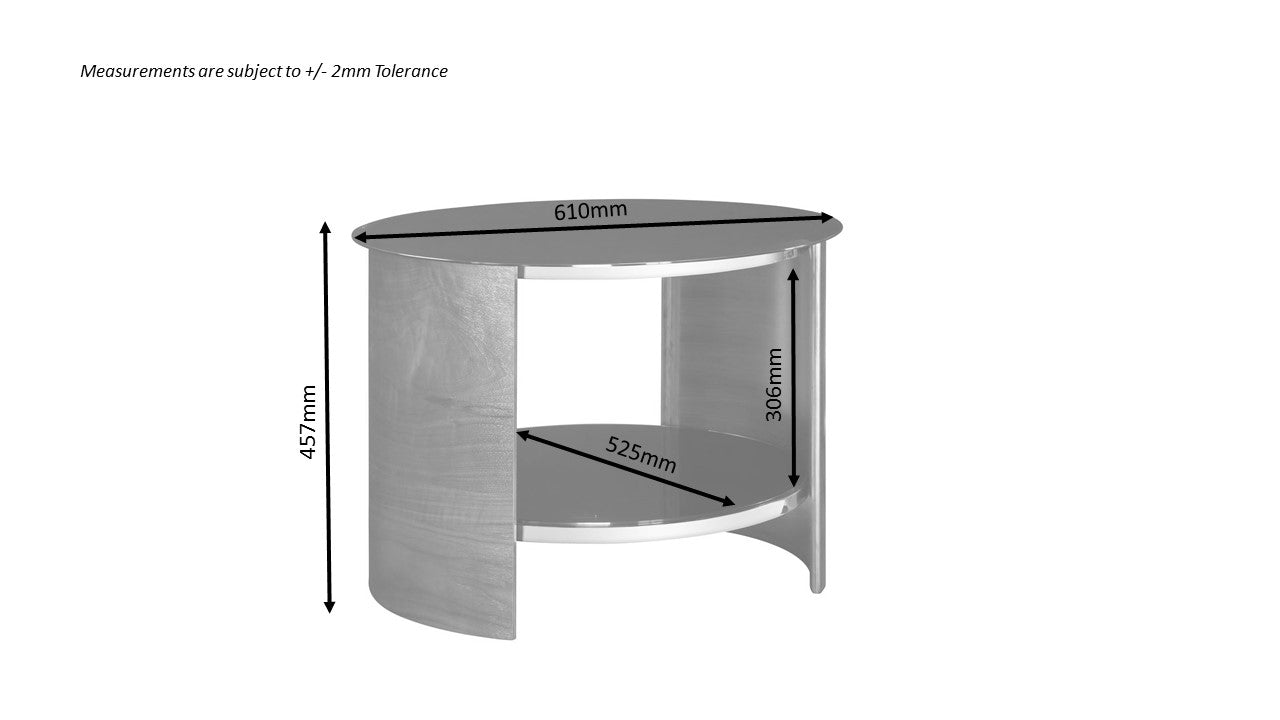 Florence Grey Side Table - Jual Furnishings