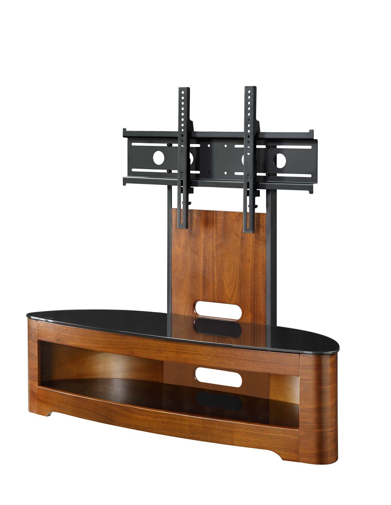 Florence Walnut Cantilever TV Stand - Jual Furnishings