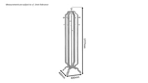 Florence Walnut Coat Stand - Jual Furnishings