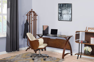 Florence Walnut Coat Stand - Jual Furnishings