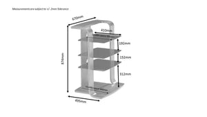 Florence Walnut Entertainment Unit - Jual Furnishings