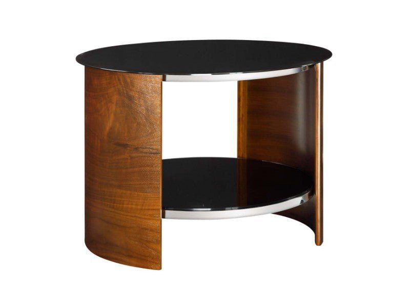 Florence Walnut Side Table - Jual Furnishings