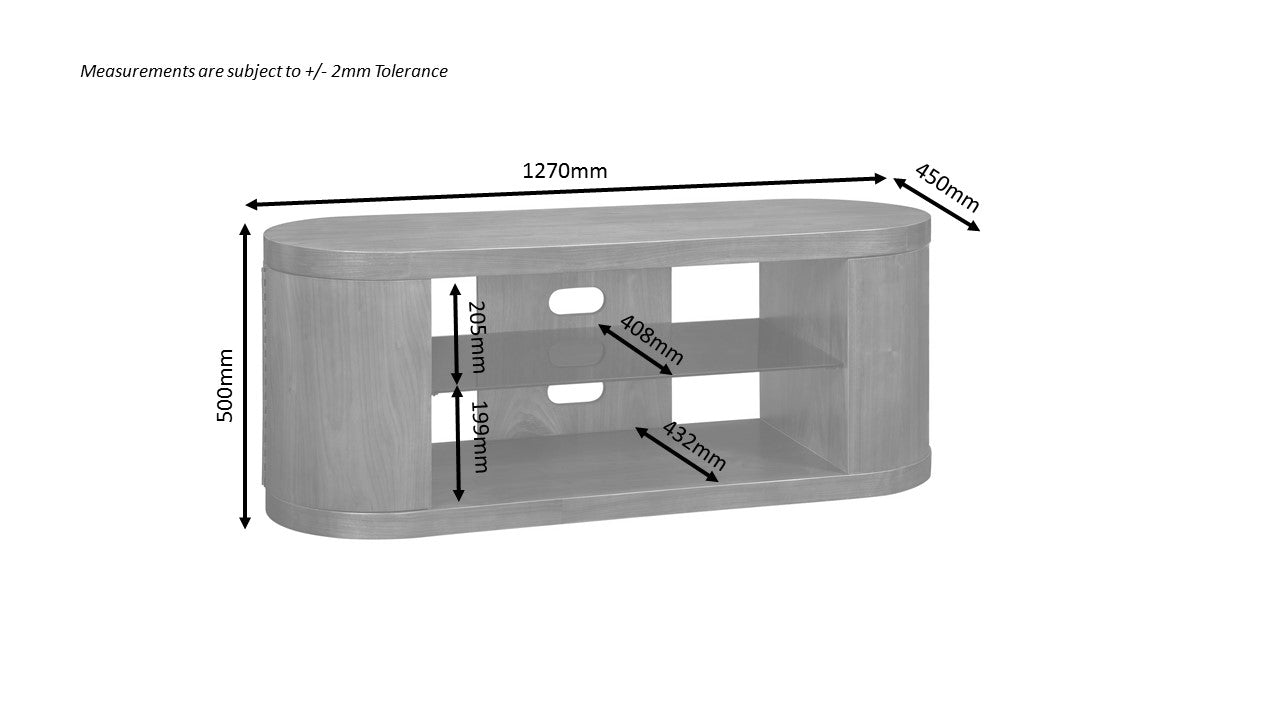 Florence Walnut TV Stand - Jual Furnishings