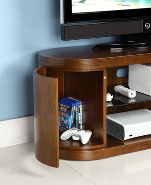 Florence Walnut TV Stand - Jual Furnishings