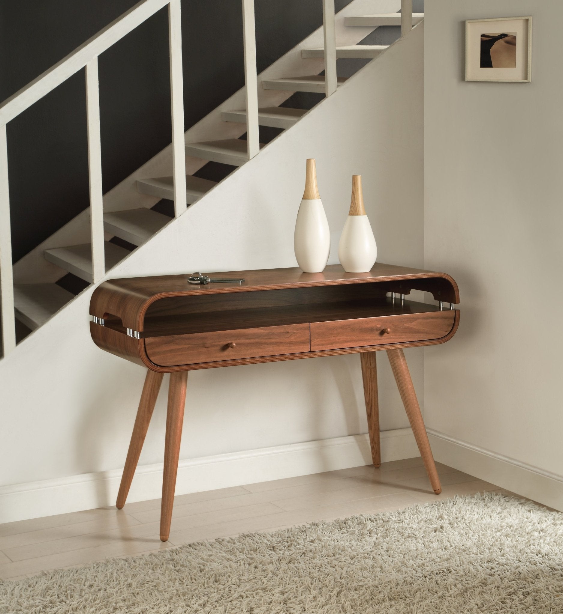 Havana Matt Walnut Console Table - Jual Furnishings