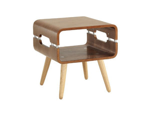 Havana Matt Walnut Side Table - Jual Furnishings