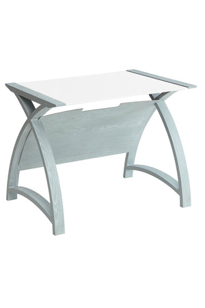 Helsinki Grey 1300mm Wide Laptop Desk - Jual Furnishings