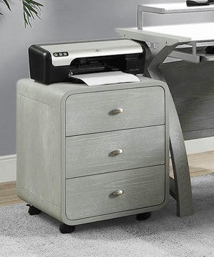 Helsinki Grey 3 Drawer Pedestal - Jual Furnishings