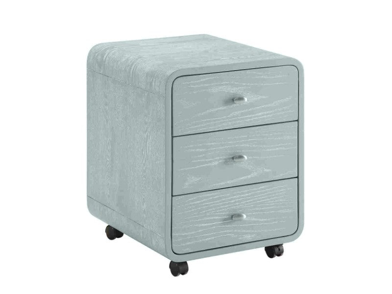 Helsinki Grey 3 Drawer Pedestal - Jual Furnishings