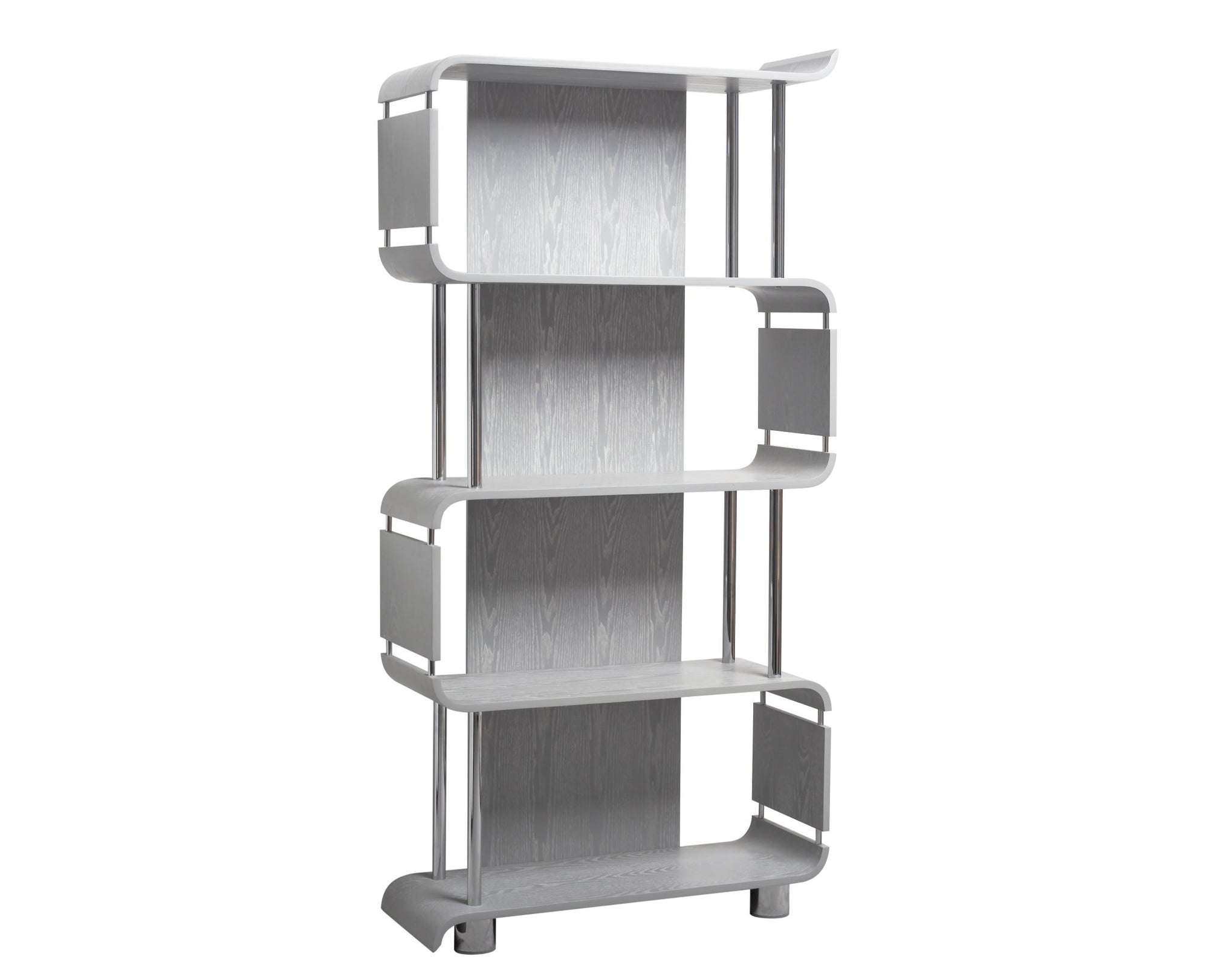 Helsinki Grey Tall Bookshelf - Jual Furnishings