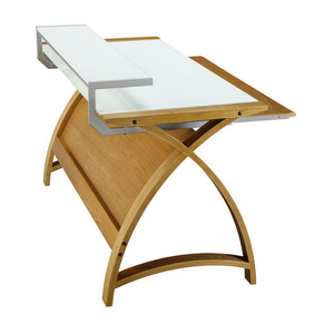 Helsinki Oak 1300mm Wide Desk - Jual Furnishings