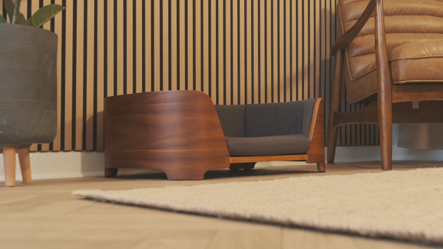 Oslo Walnut Luxury Dog Bed