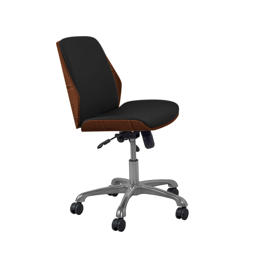 PC211 Universal Office Chair Walnut/Black