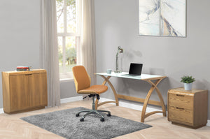 PC211 Universal Office Chair Oak/Tan