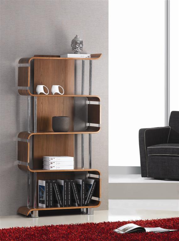 Helsinki Walnut Tall Bookshelf