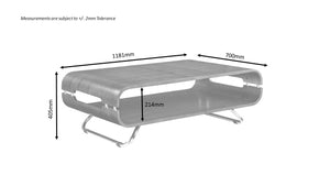 JF301 COFFEE TABLE LINE DRAWING