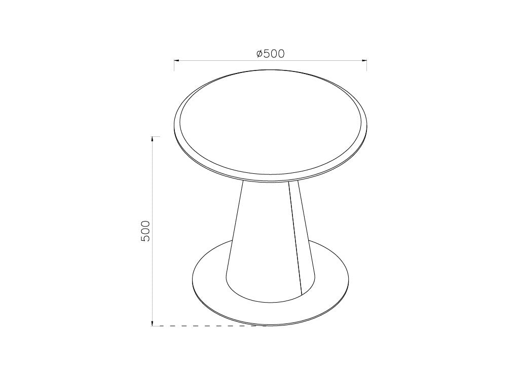 Siena Oak Side Table