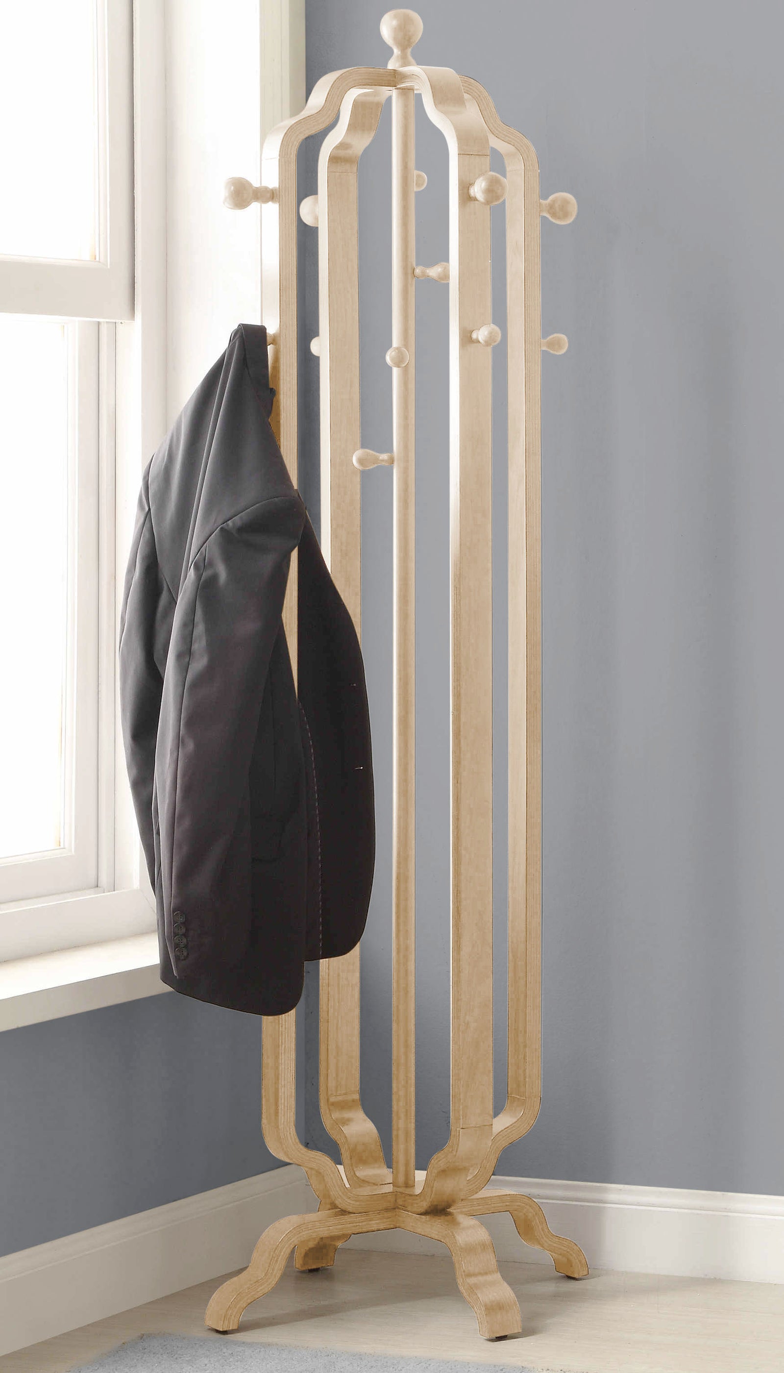 Florence Oak Coat Stand - Jual Furnishings