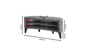 JF709 - San Francisco TV Stand Oak - PRE ORDER FOR DELIVERY IN MAY