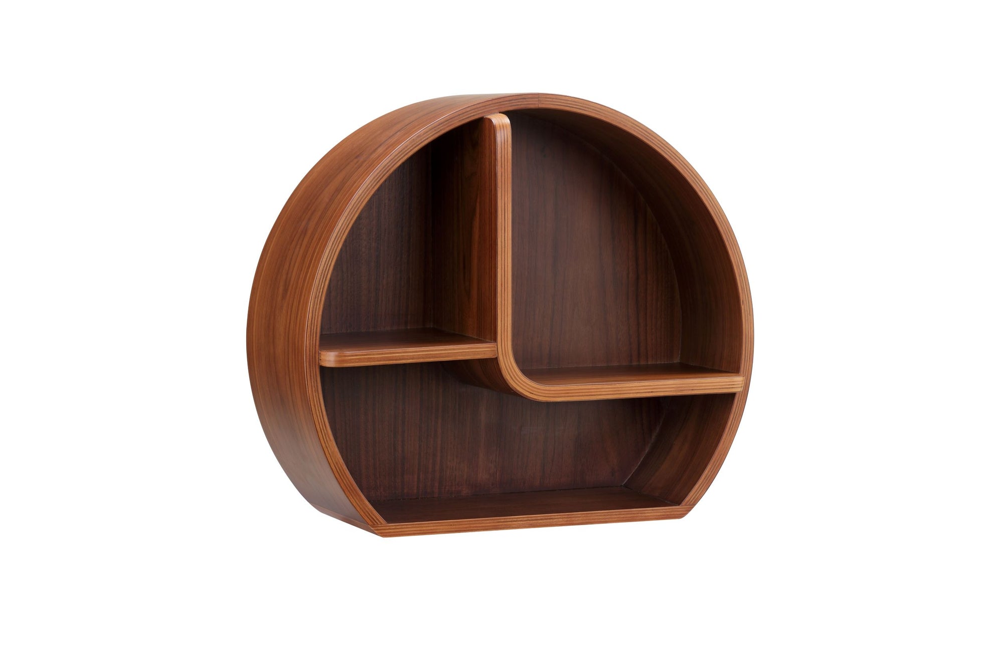 San Francisco Walnut Wall Shelf