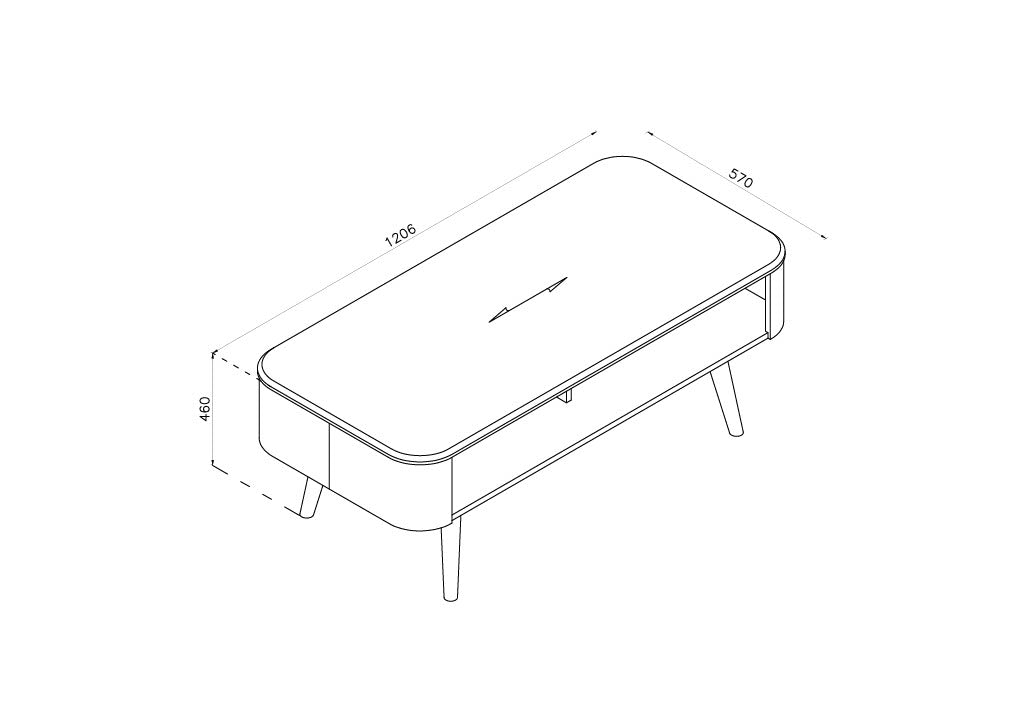 Oslo Oak Coffee Table