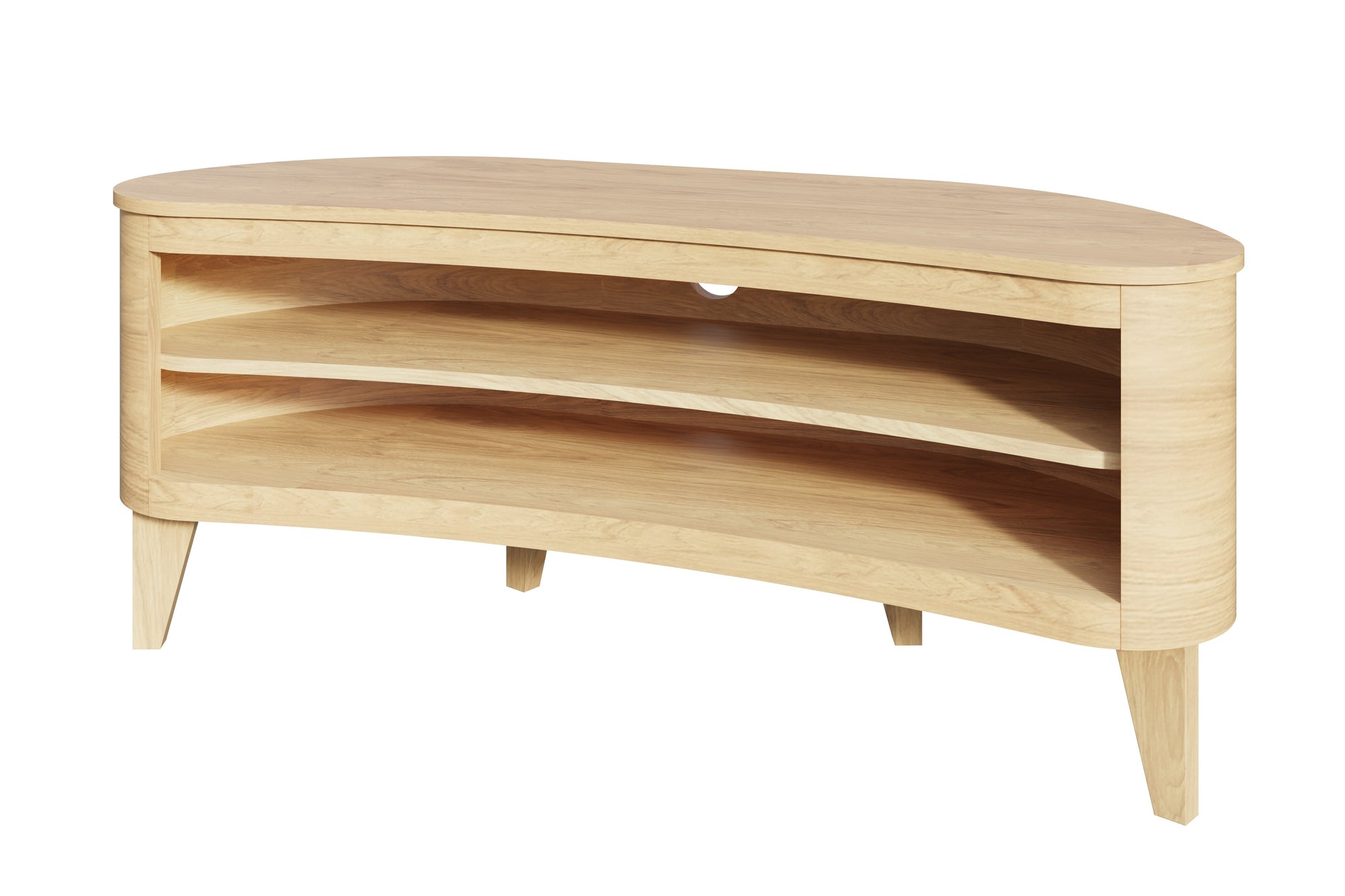 San Francisco Oak TV Stand