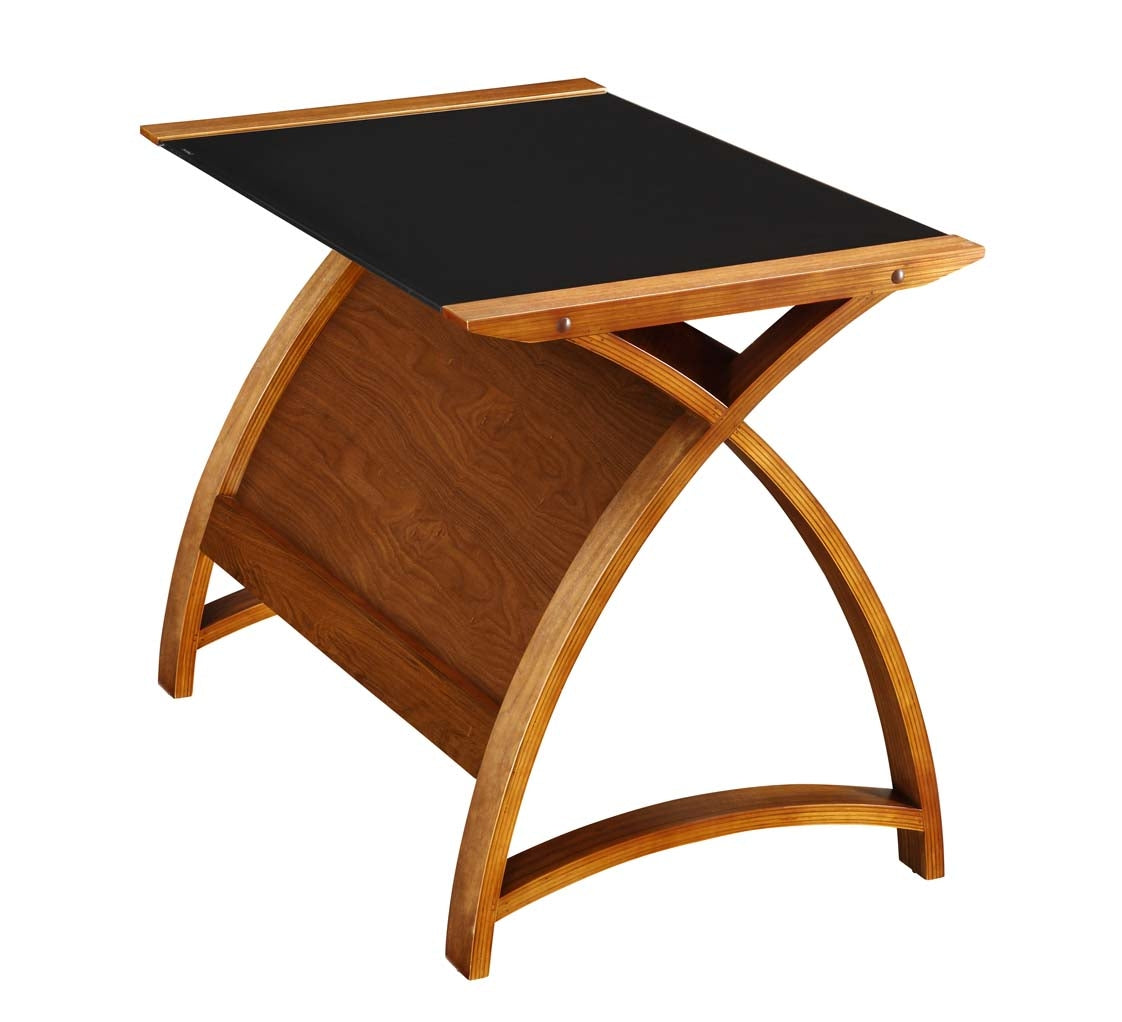 Helsinki Walnut 1300mm Wide Laptop Desk