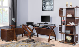 PC606 Helsinki Office Chair Walnut/Black - LAST CHANCE TO BUY!!