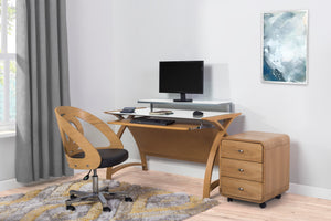 PC606 Helsinki Office Chair Oak