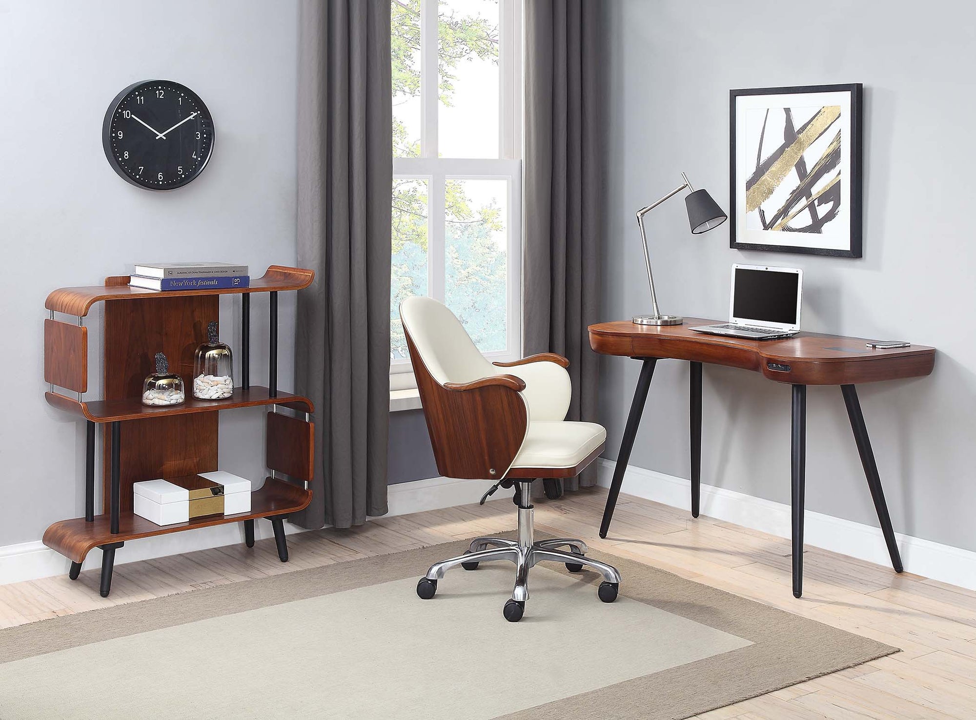 San Francisco Walnut Executive Office Chair