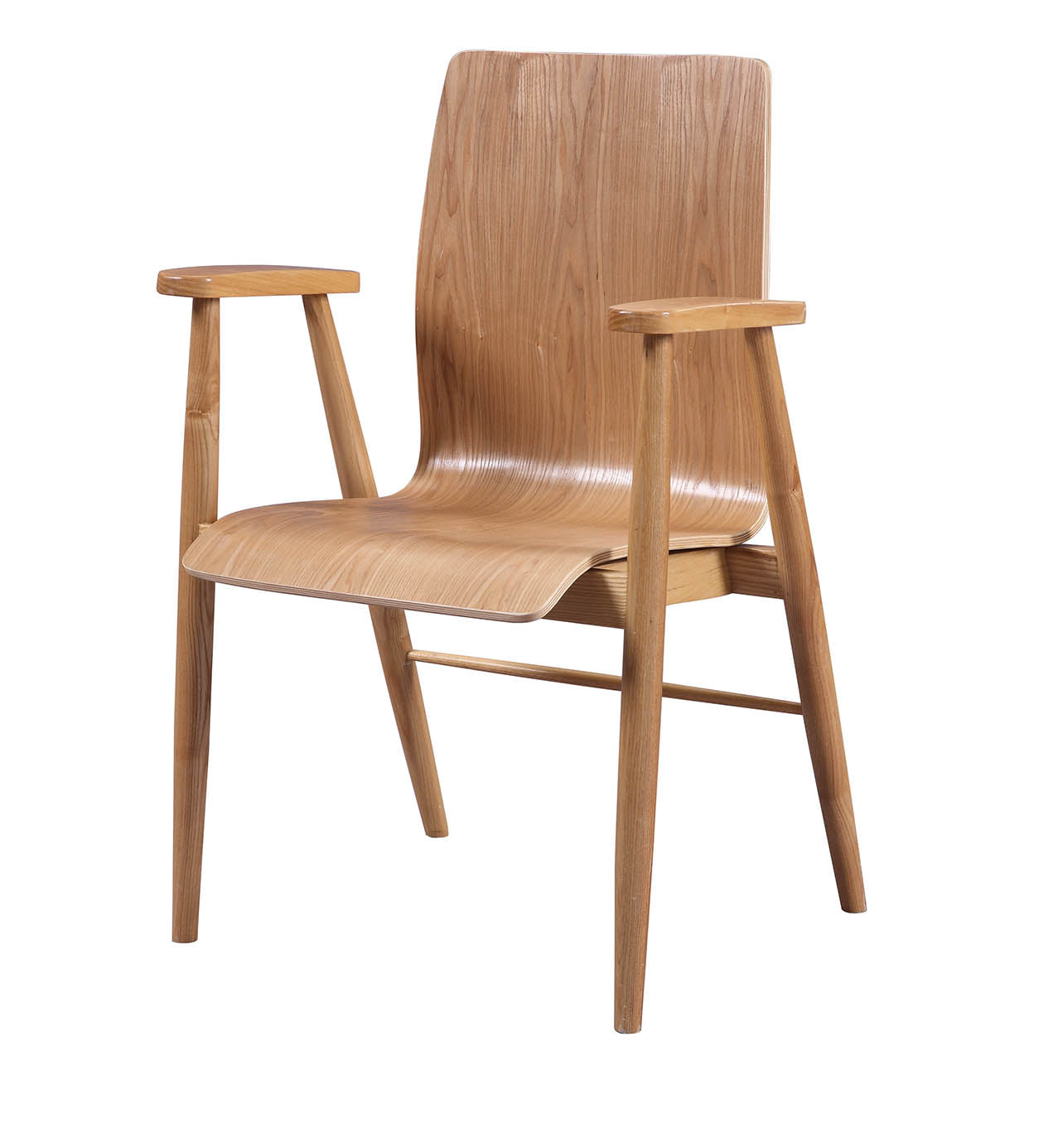 San Francisco Oak Spindle Office Chair