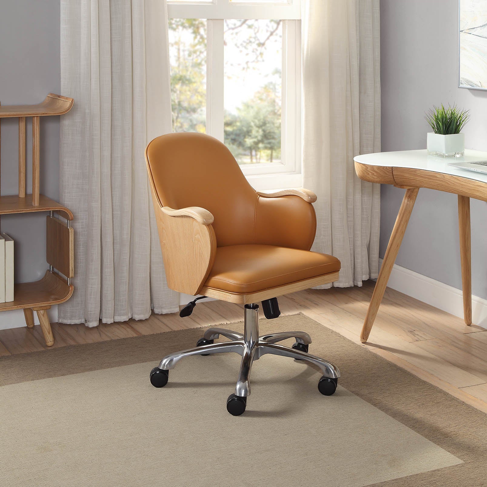 San Francisco Executive Oak Office Chair