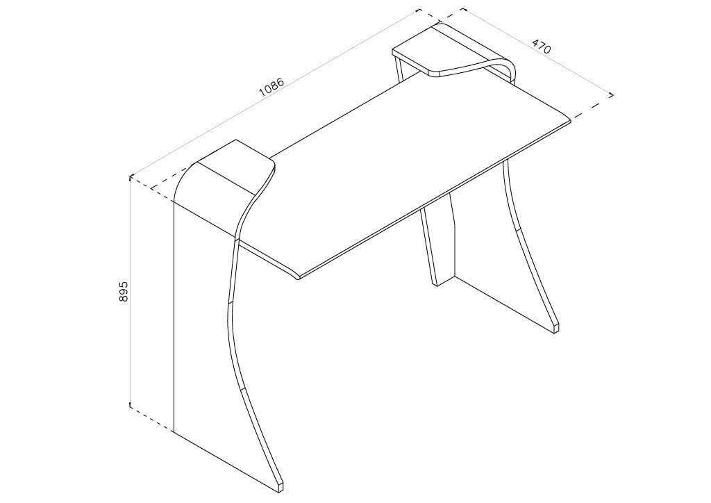 Oslo Oak Desk